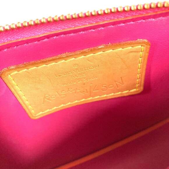 LOUIS VUITTON M91906 Monogram Vernis Fluo Lexington Handbag/Shoulder Bag/Acce... - Picture 10 of 14